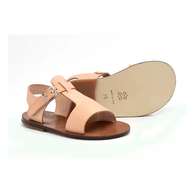 Sandalen mit dicken Riemchen | Natur