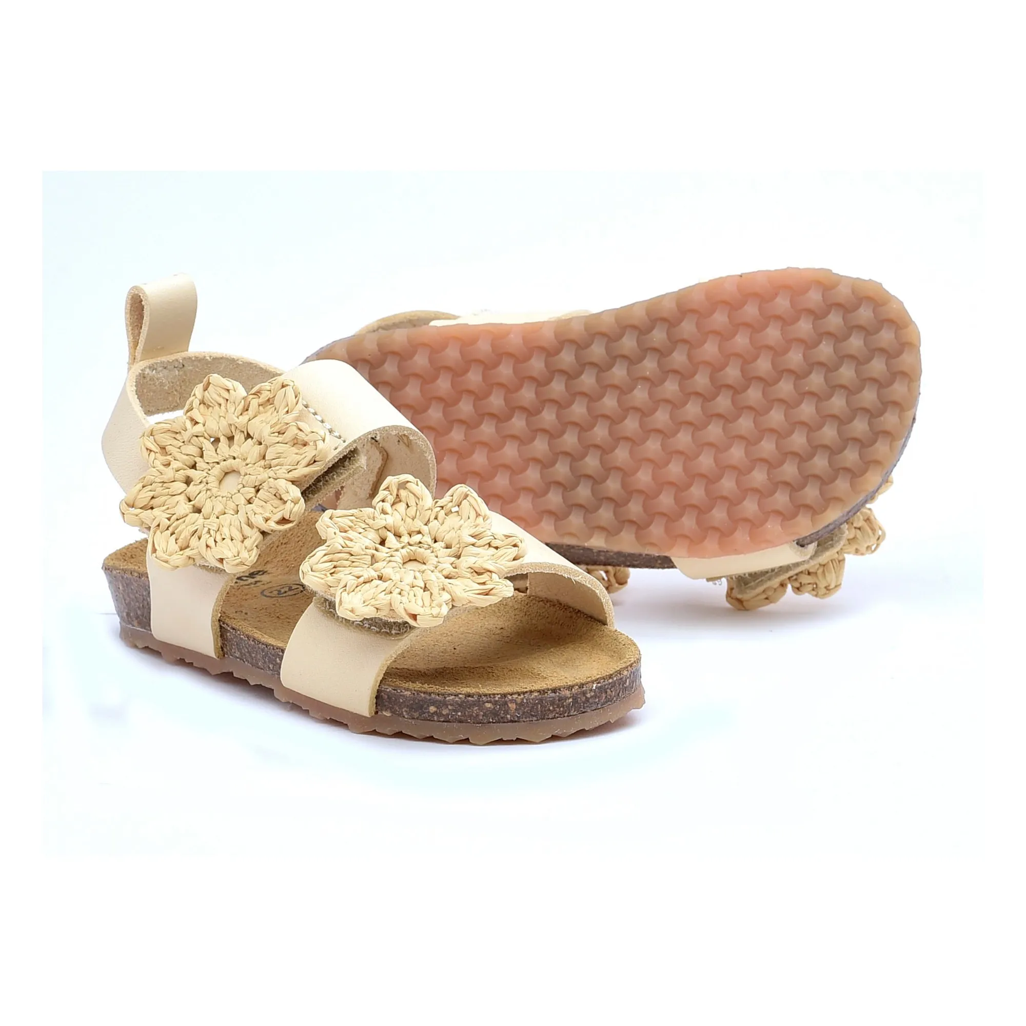 Two Co Me - Sandales Fleurs | Latte- Image produit n°4