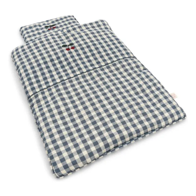 Set di biancheria da letto per bambole Fiola | Blu
