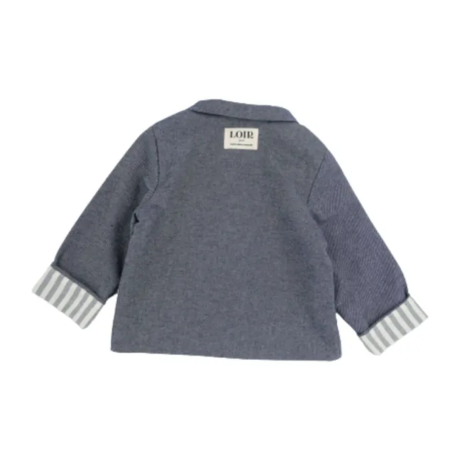 Boy/Baby/Children/Kids Grey fleece lined knitted Cardigan/Sweater/Jack –  www.