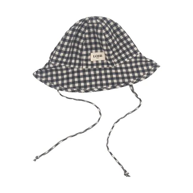 Sombrero Toscane Vichy | Negro