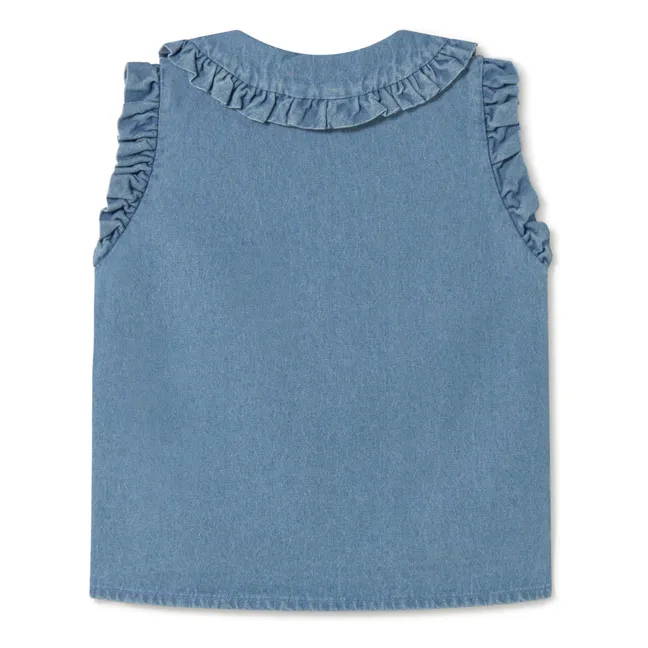 Top Denim | Bleu