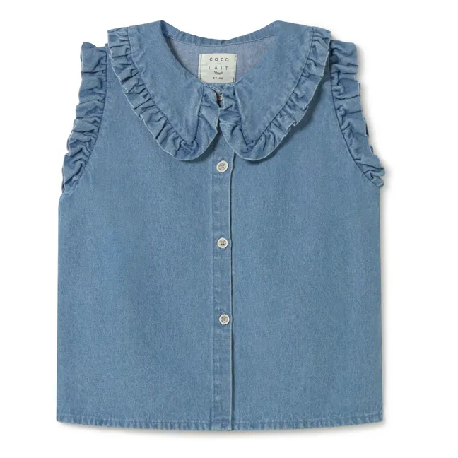 Top Denim | Bleu