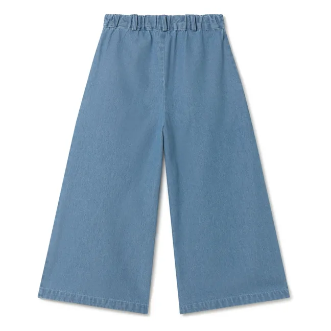 Pinstripe Jeans | Blue