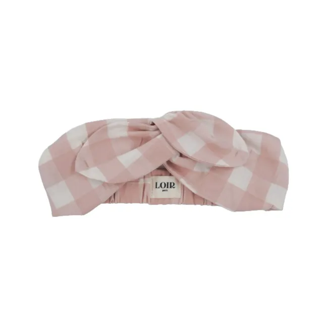 Pia Vichy headband | Pink