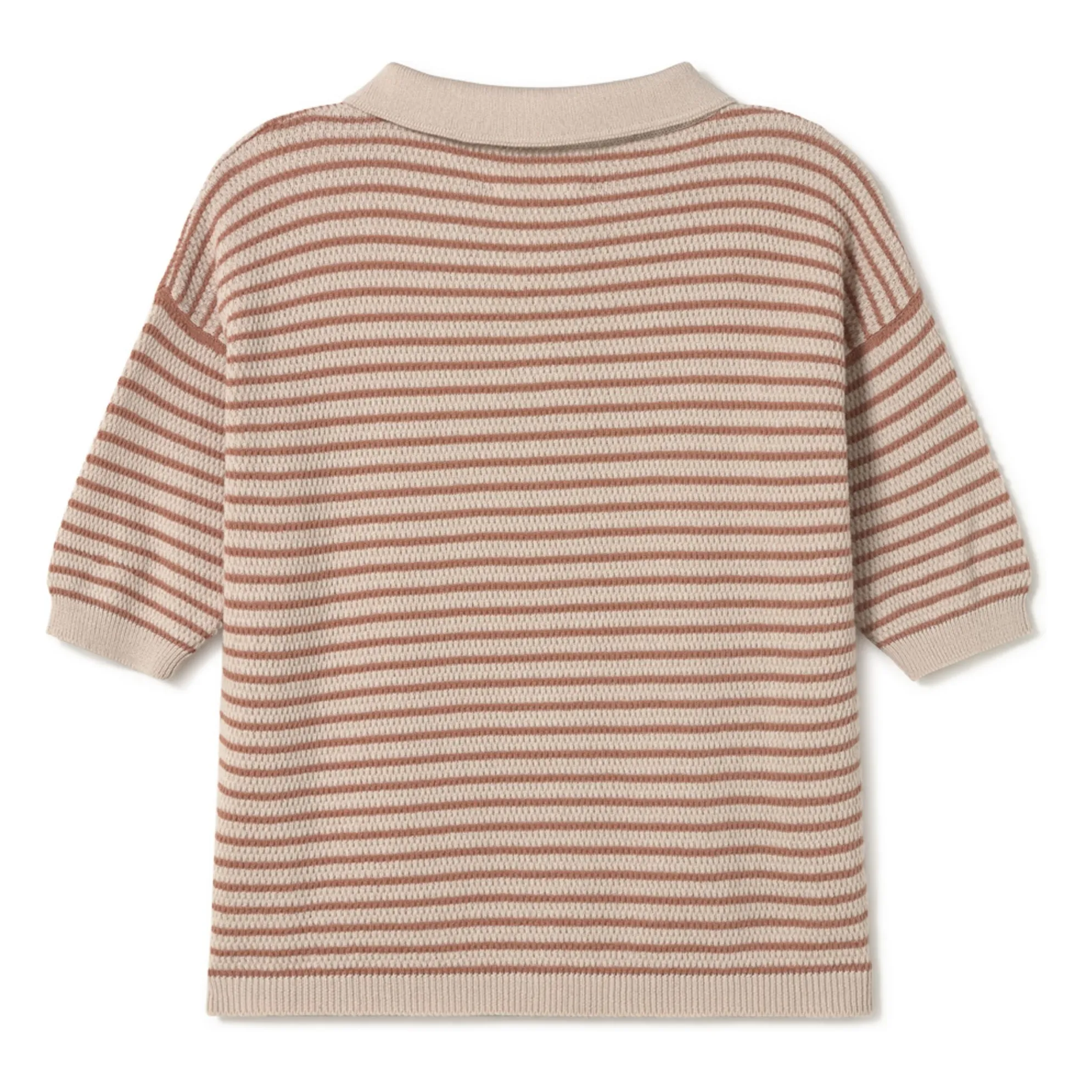 Polo Structure Coton Bio  | Beige- Image produit n°5