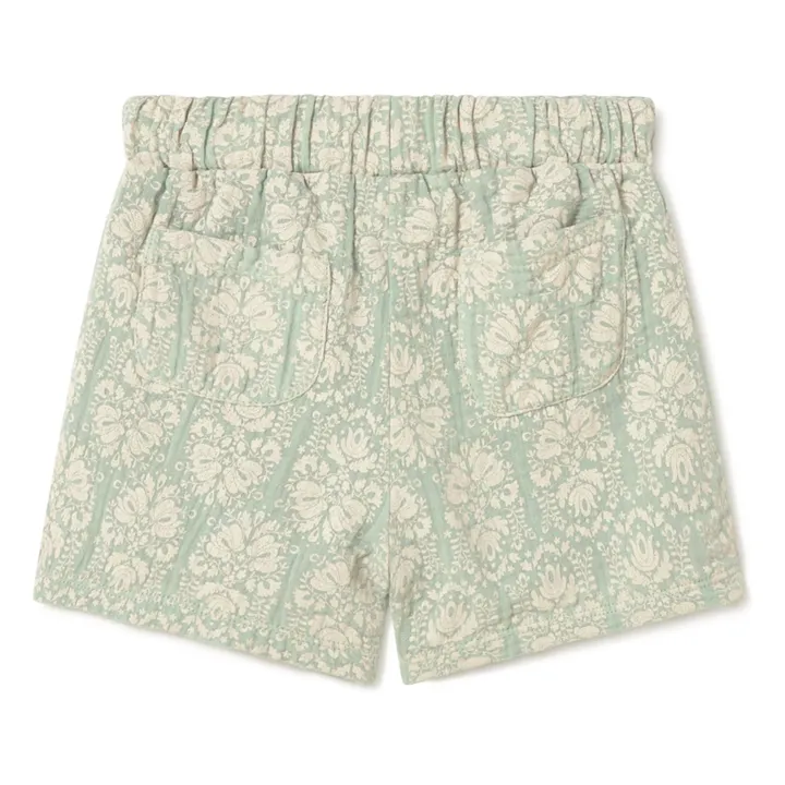 Short Vintage Coton Bio  | Vert amande- Image produit n°3