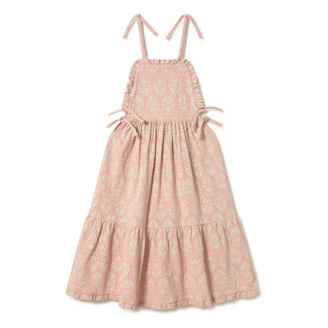 Vintage-Kleid aus Bio-Baumwolle | Rosa