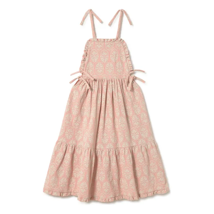 Robe Vintage Coton Bio | Rose- Image produit n°0