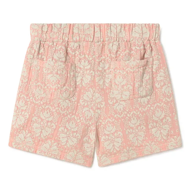 Pantalones cortos vintage de algodón orgánico  | Rosa