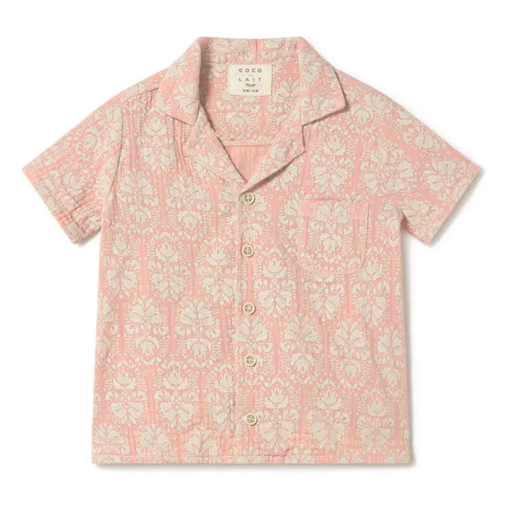 Chemise Vintage Coton Bio | Rose- Image produit n°0