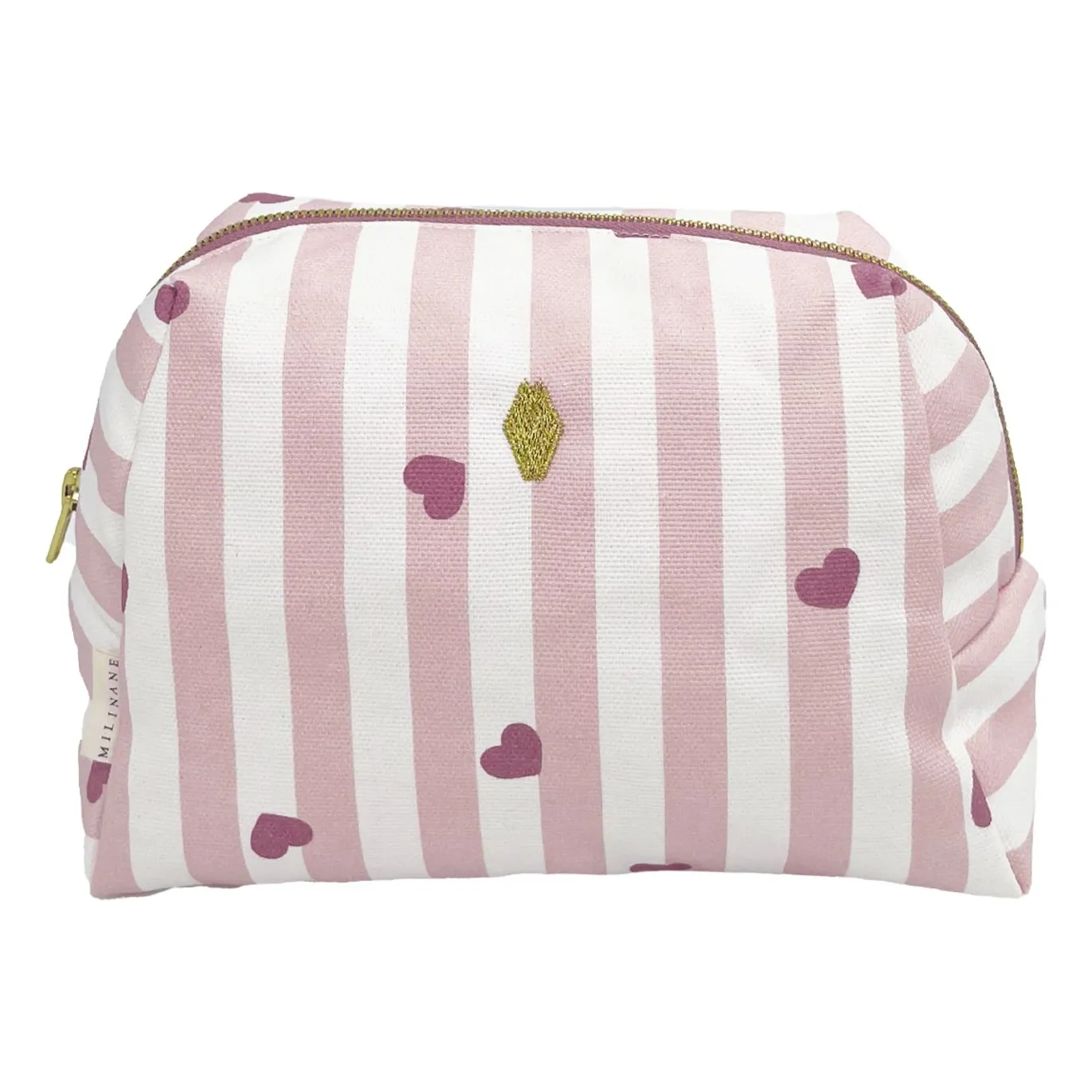 Milinane Pale Pink Jade Toiletry Bag