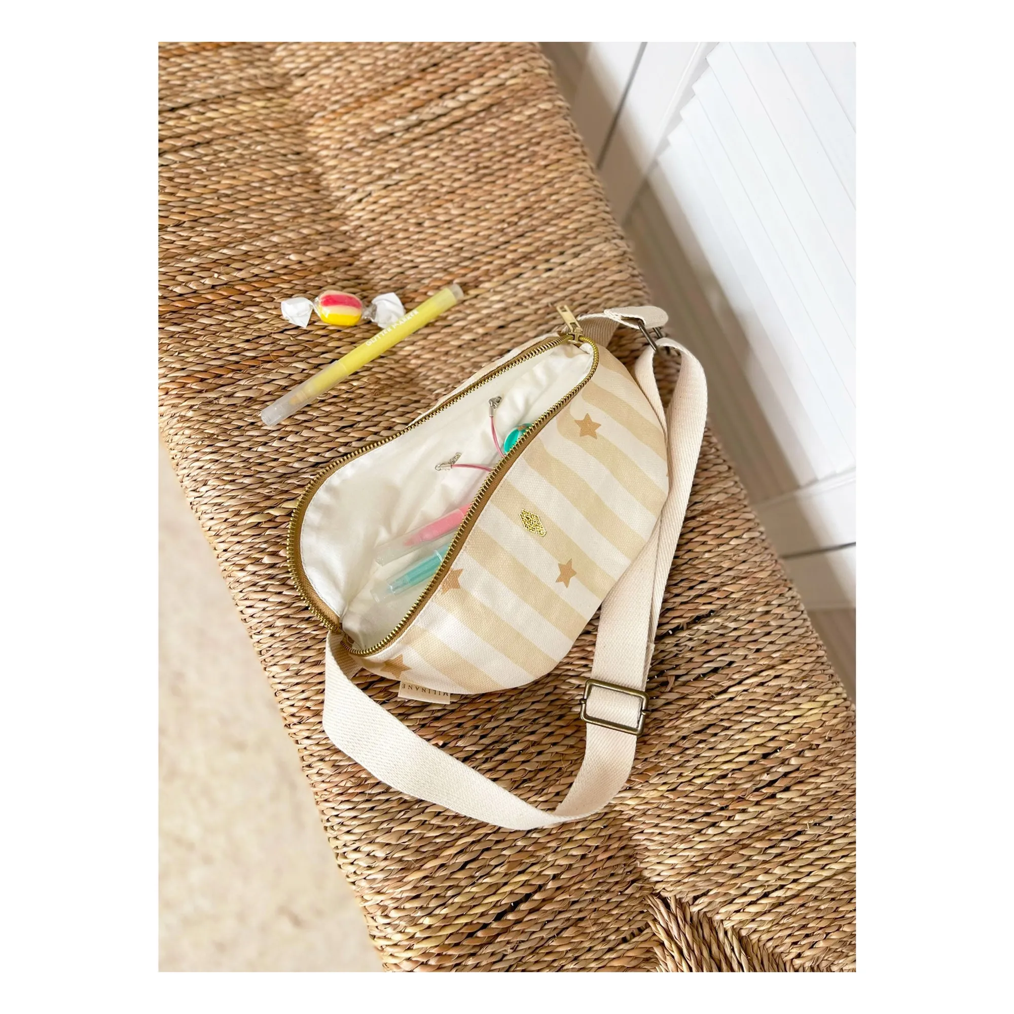 Sac banane Ti'Bob | Jaune pâle- Image produit n°1
