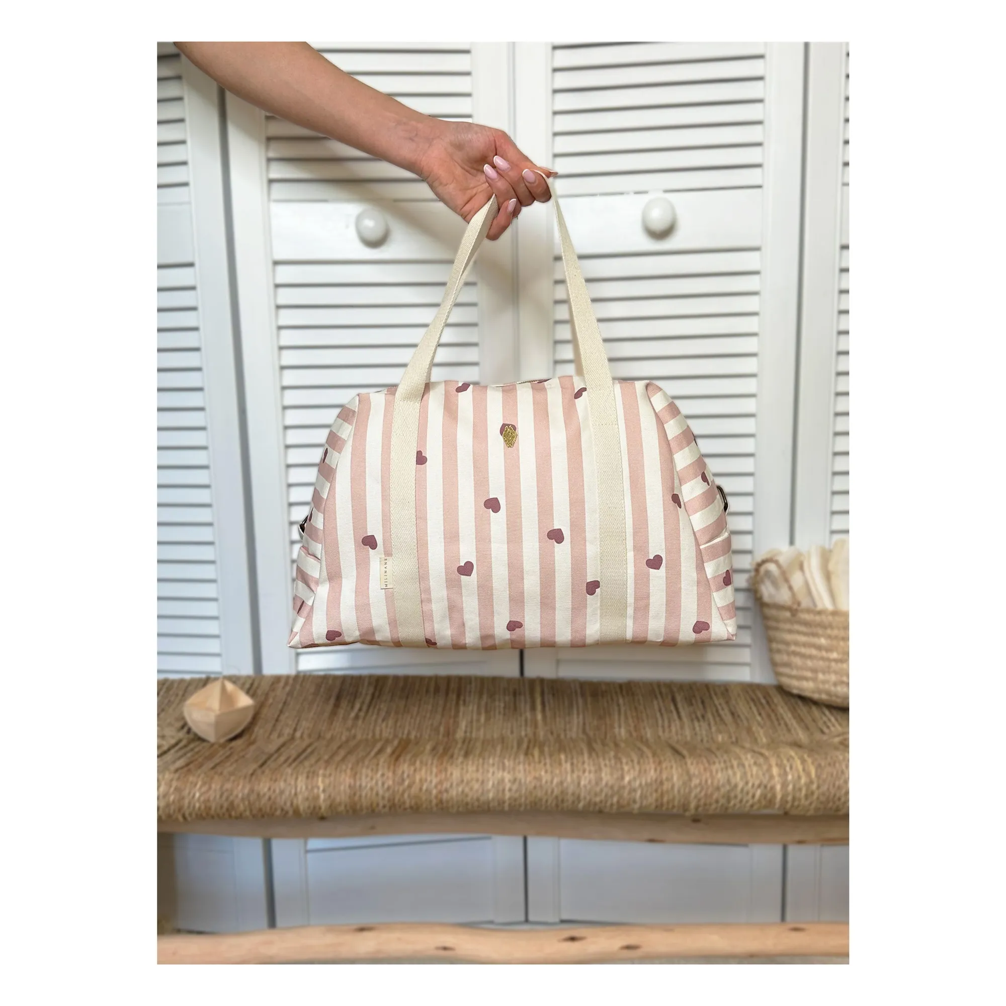 Sac à langer Joseph | Rose pâle- Image produit n°2