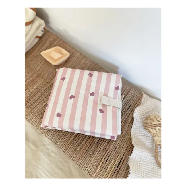 Matelas à langer de voyage Adam | Rose pâle