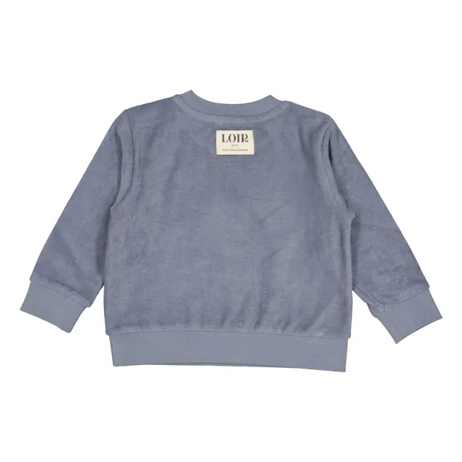 Grimaud Fox sweatshirt | Grey blue