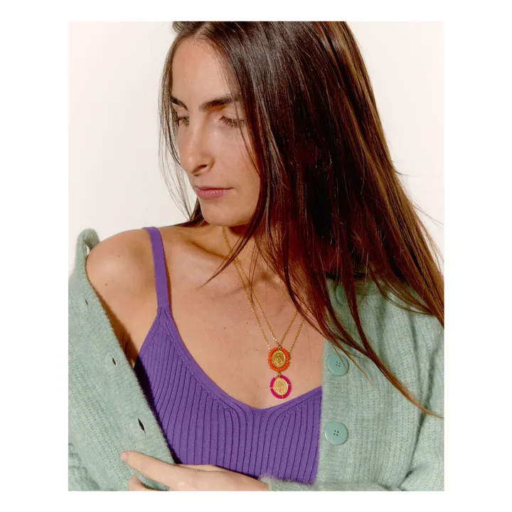 Collier Santa Maria | Orange- Image produit n°2