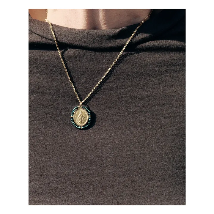 Collier Santa Maria Shiny | Bleu Vert- Image produit n°1