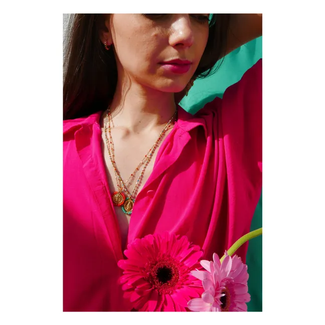 Collier Coup de Soleil | Vert Menthe