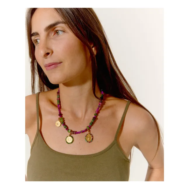 Collier Positano | Vert kaki