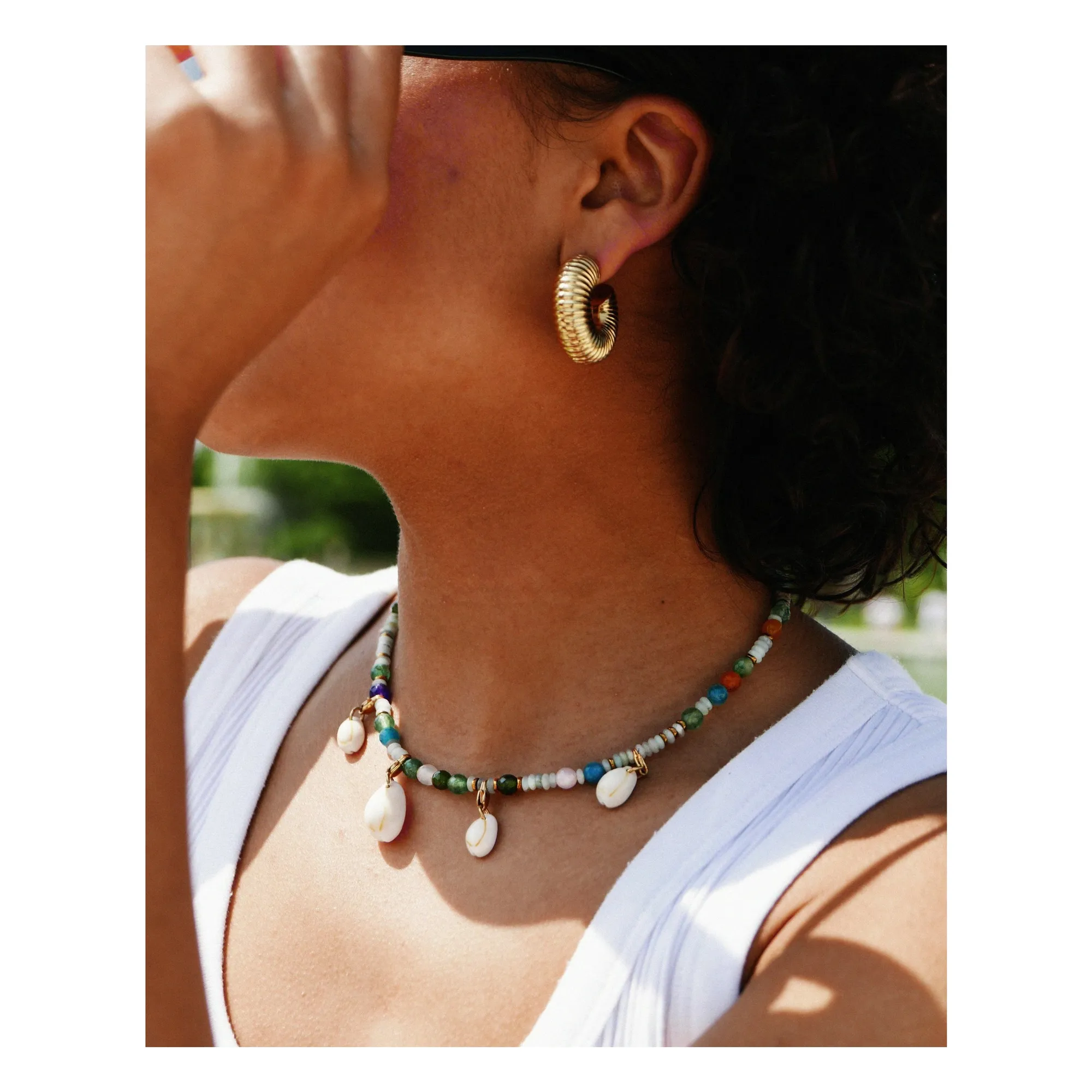 Collier Manarola | Bleu- Image produit n°7