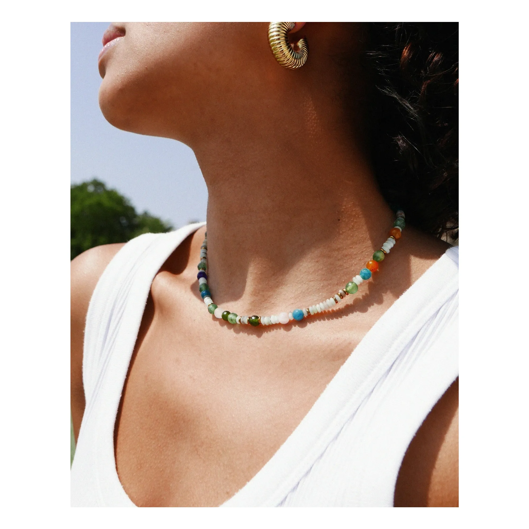 Collier Manarola | Bleu- Image produit n°6