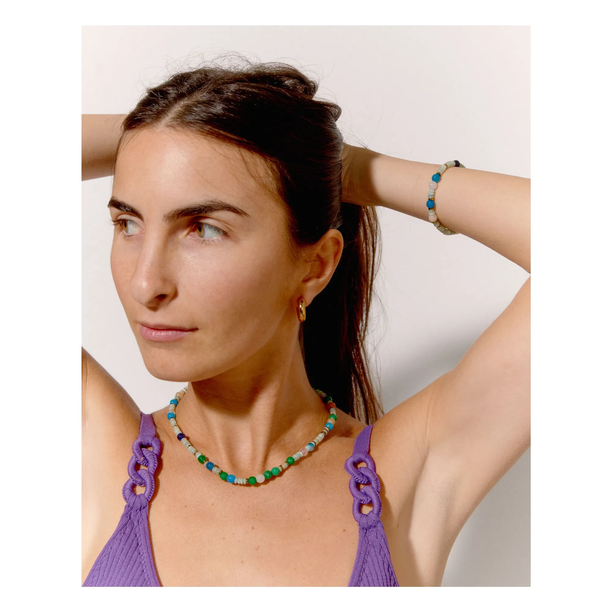 Collier Manarola | Bleu- Image produit n°5