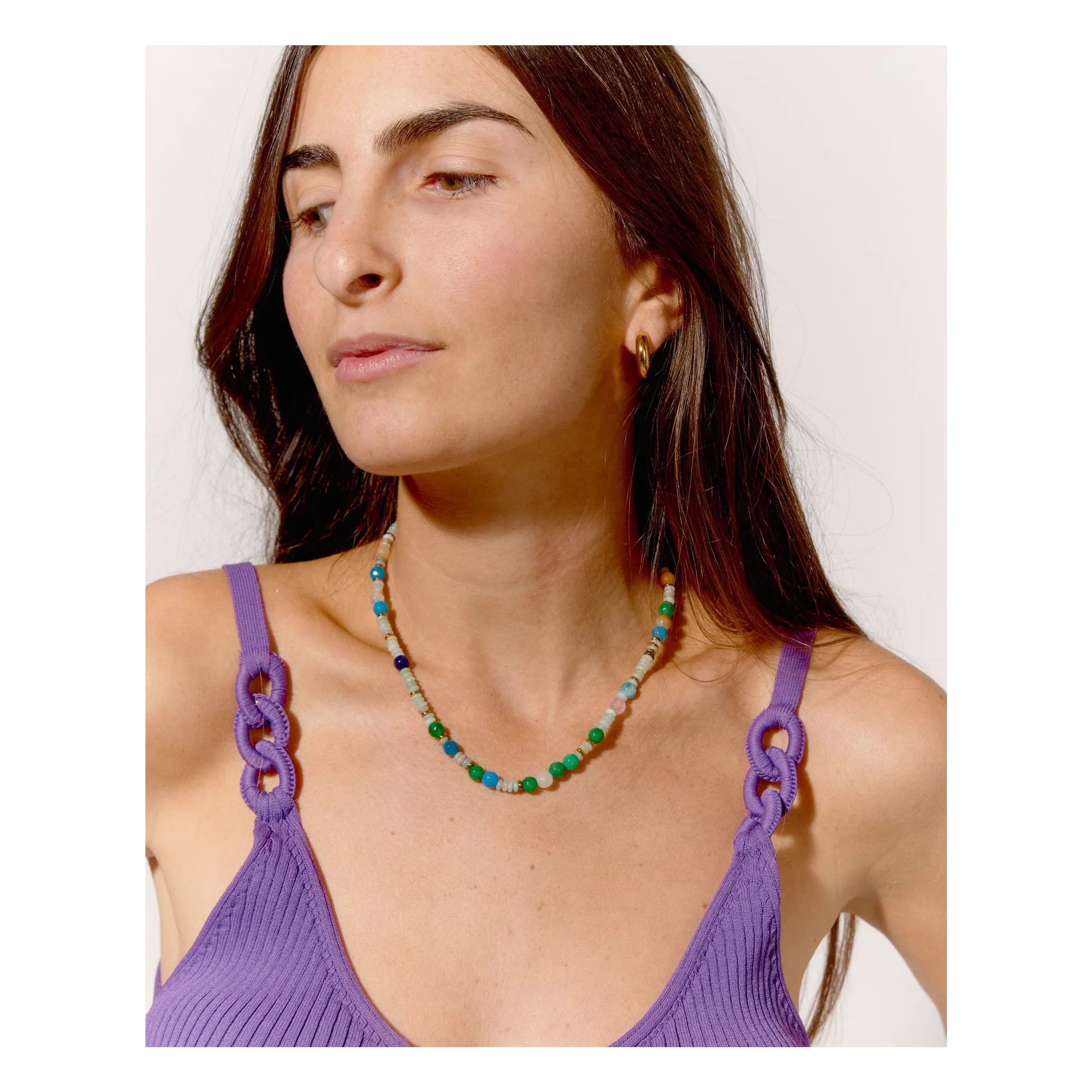 Collier Manarola | Bleu- Image produit n°1