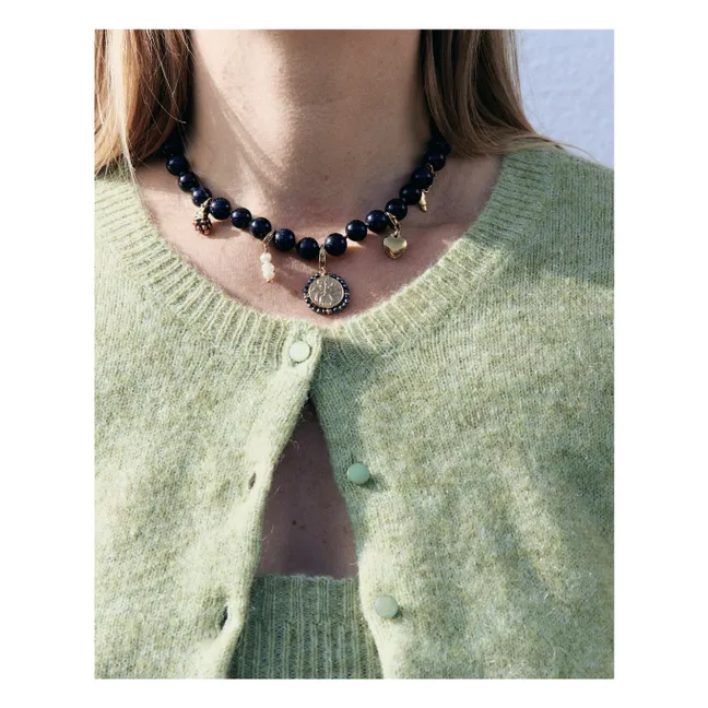 Collier French Toast | Bleu noir