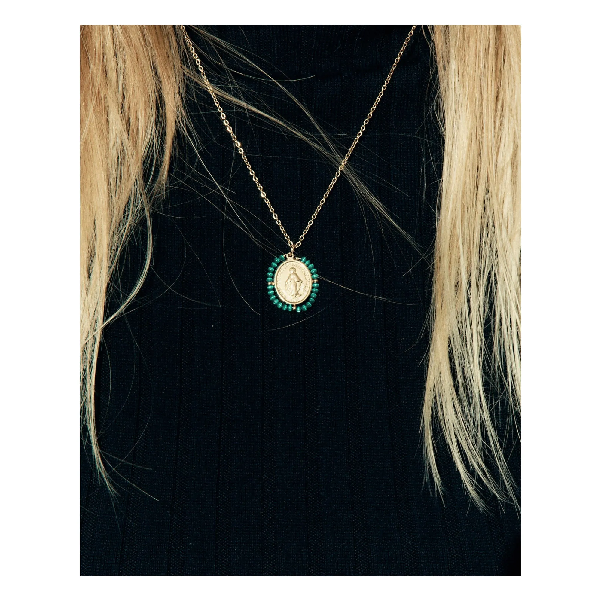Collier Santa Maria Précieuse | Bleu Tiffany- Image produit n°1