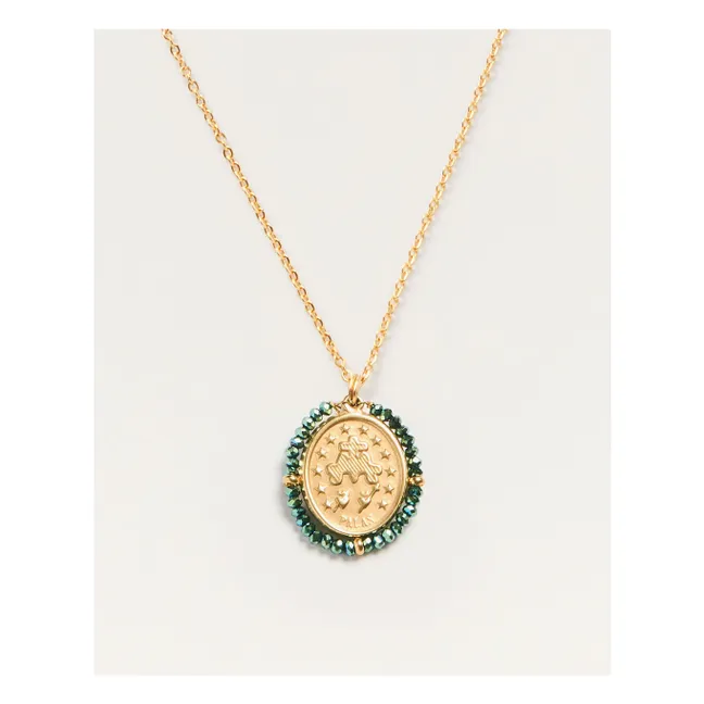 Collier Santa Maria Shiny | Bleu Vert
