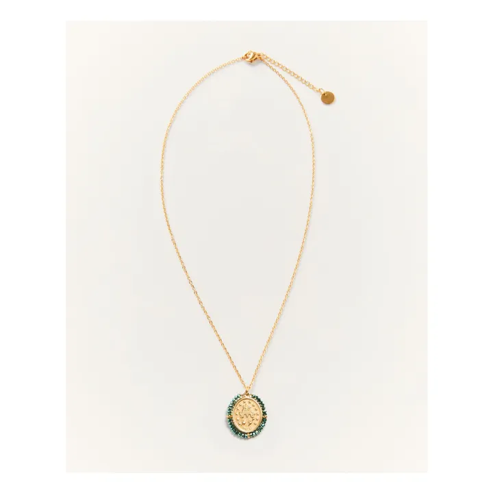 Collier Santa Maria Shiny | Bleu Vert- Image produit n°4