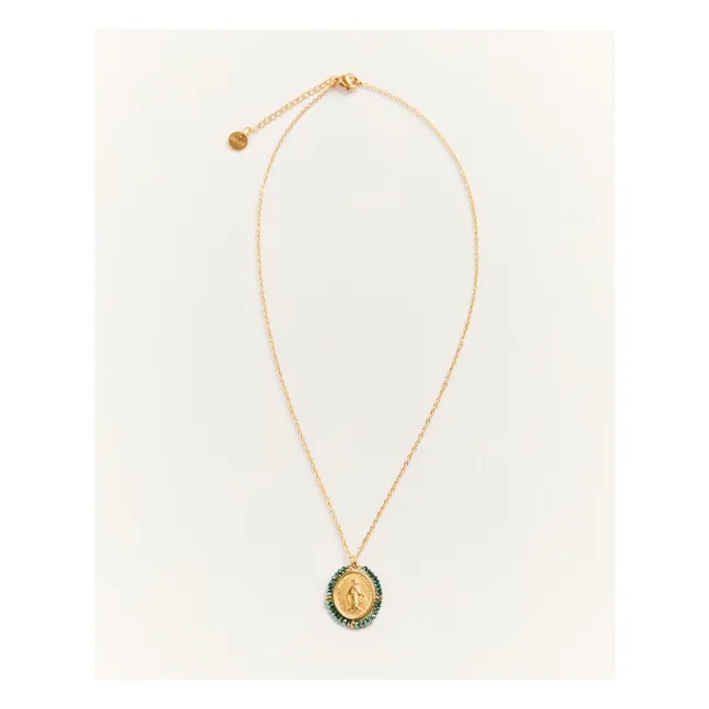 Collier Santa Maria Shiny | Bleu Vert