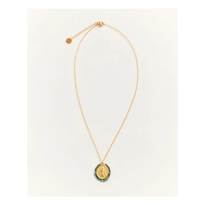 Collier Santa Maria Shiny | Bleu Vert- Image produit n°3