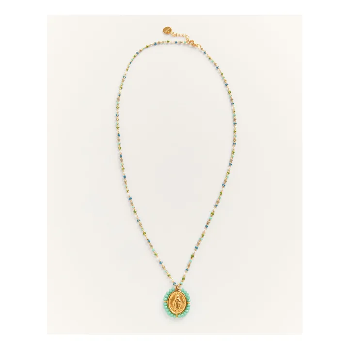 Collier Coup de Soleil | Vert Menthe- Image produit n°0