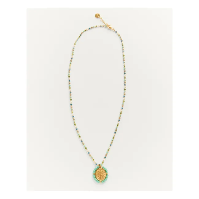 Collier Coup de Soleil | Vert Menthe