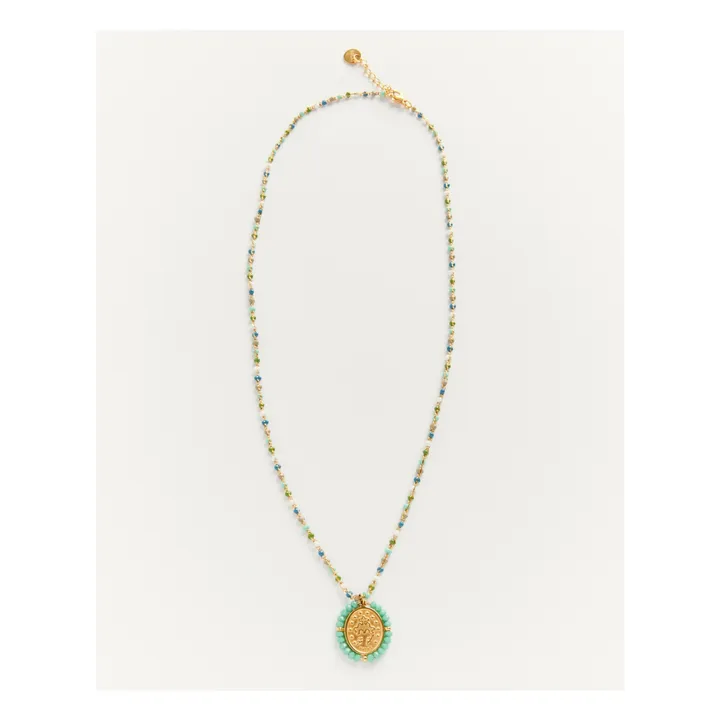 Collier Coup de Soleil | Vert Menthe- Image produit n°3
