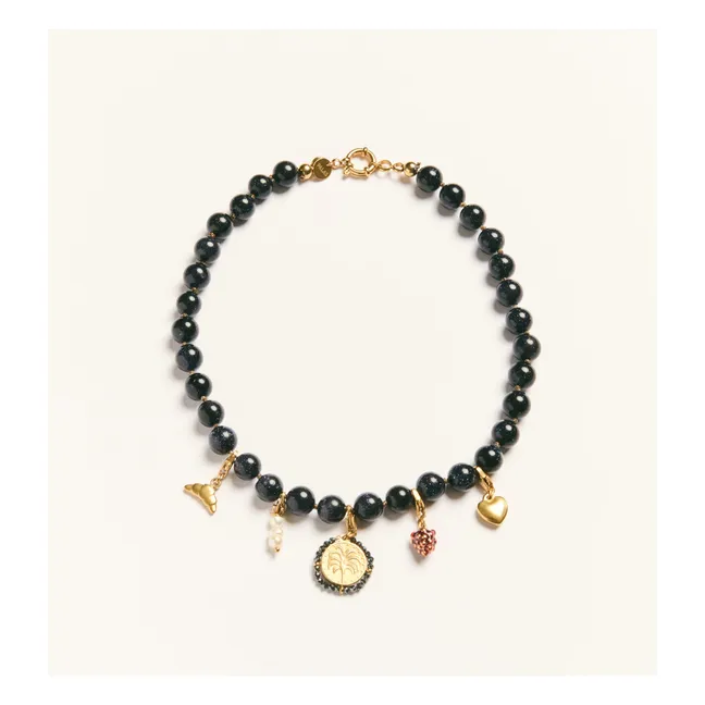 Collier French Toast | Bleu noir