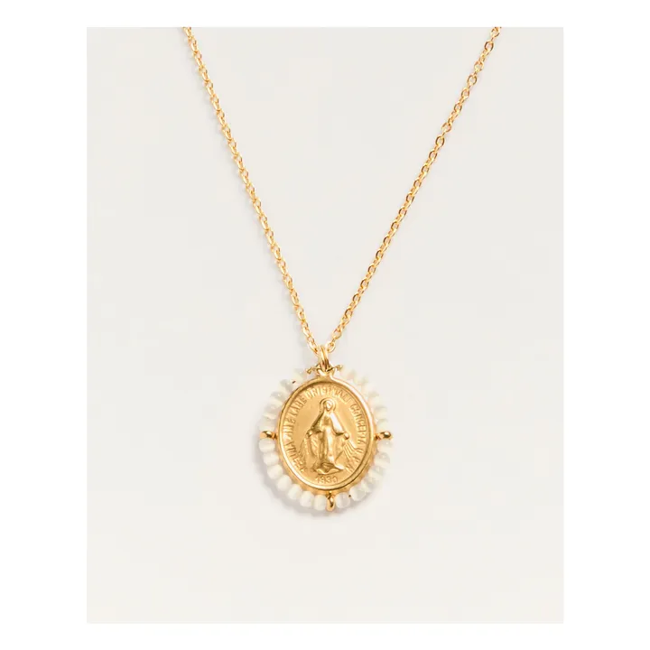 Collier Santa Maria Précieuse | Blanc- Image produit n°0