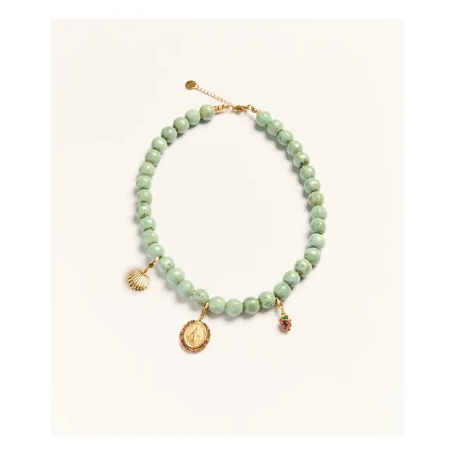 Collier Escapade | Vert d'eau