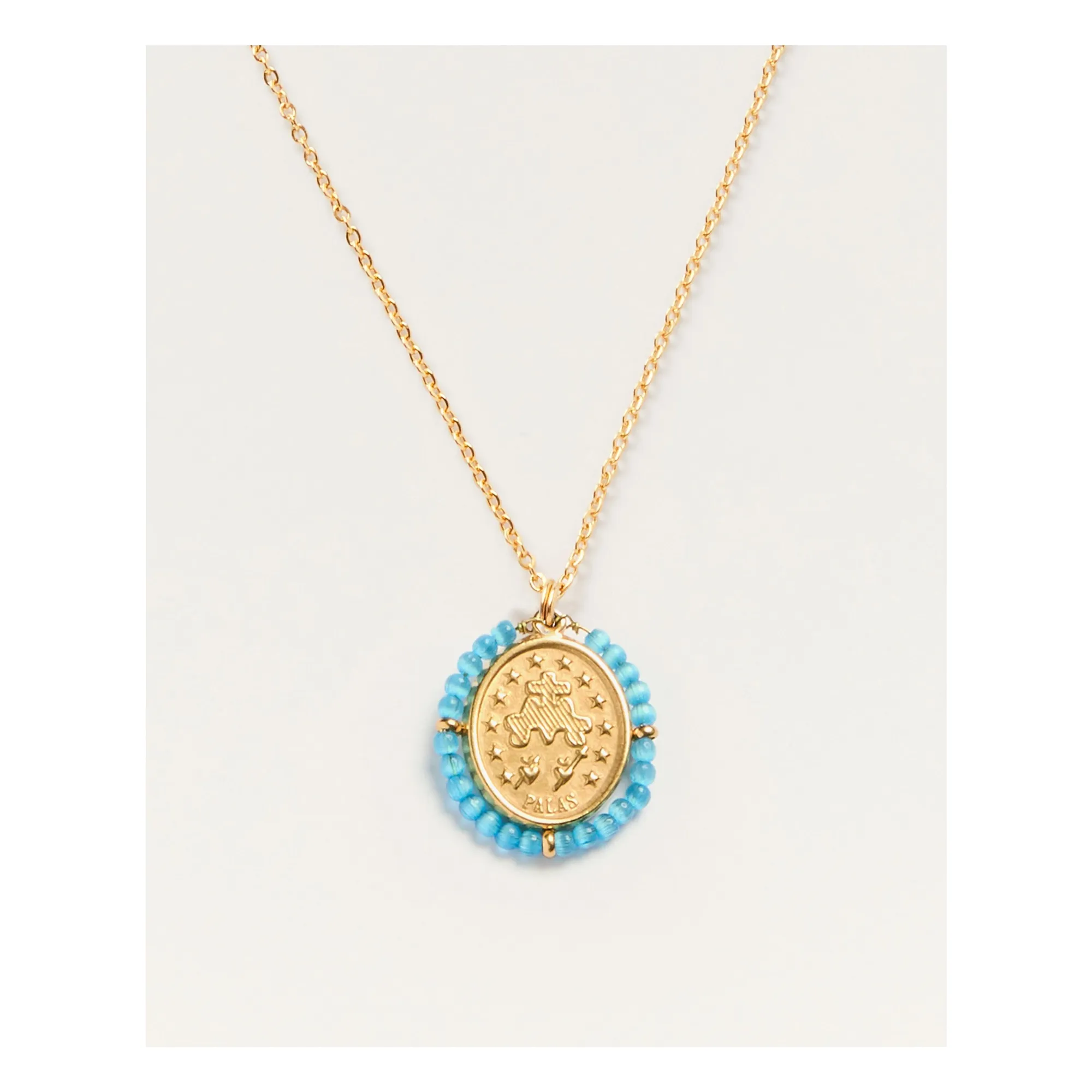 Collier Santa Maria Précieuse | Bleu Clair- Image produit n°2