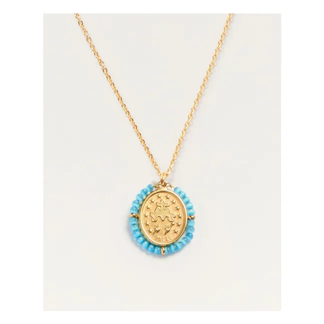 Collier Santa Maria Précieuse | Bleu Clair