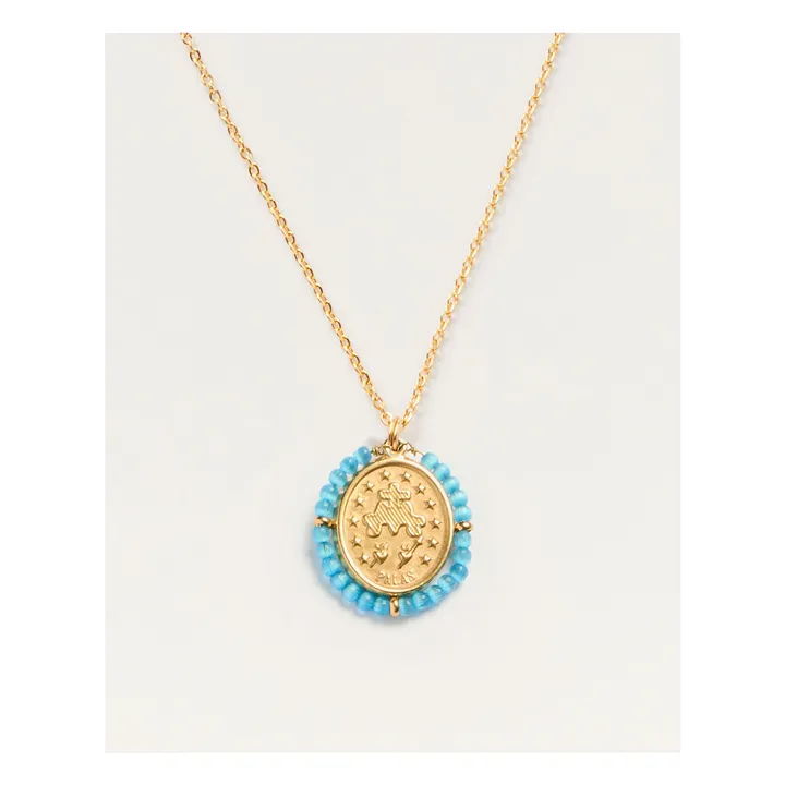 Collier Santa Maria Précieuse | Bleu Clair- Image produit n°2