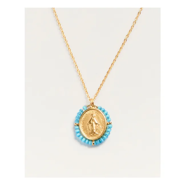 Santa Maria Precious Halskette | Hellblau