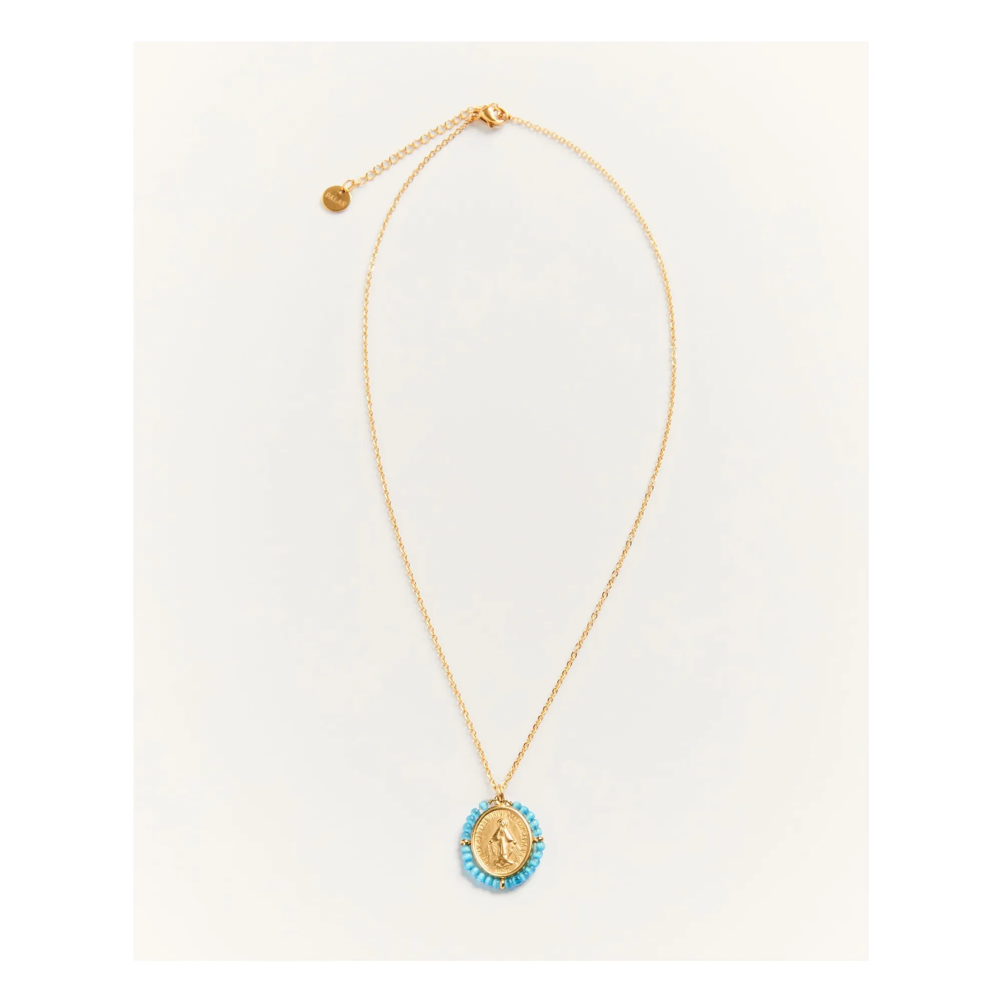 Collier Santa Maria Précieuse | Bleu Clair- Image produit n°3