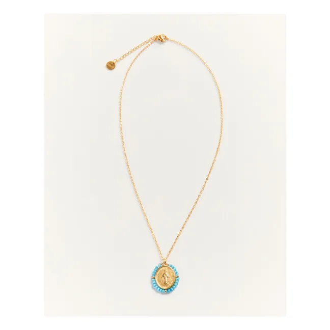 Collier Santa Maria Précieuse | Bleu Clair