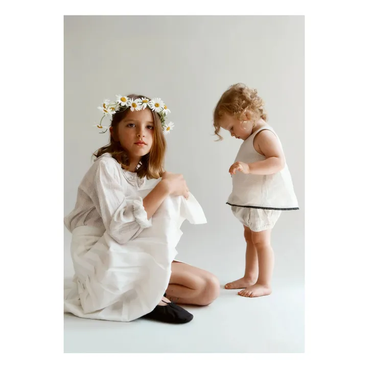 Jupe Kilt | Ecru- Image produit n°1