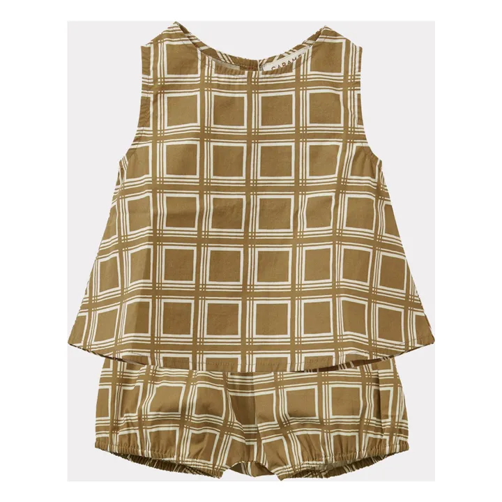 Ensemble Lettuce Top et Short | Marron- Image produit n°5