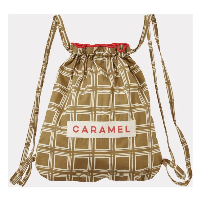 Carreaux Backpack | Brown