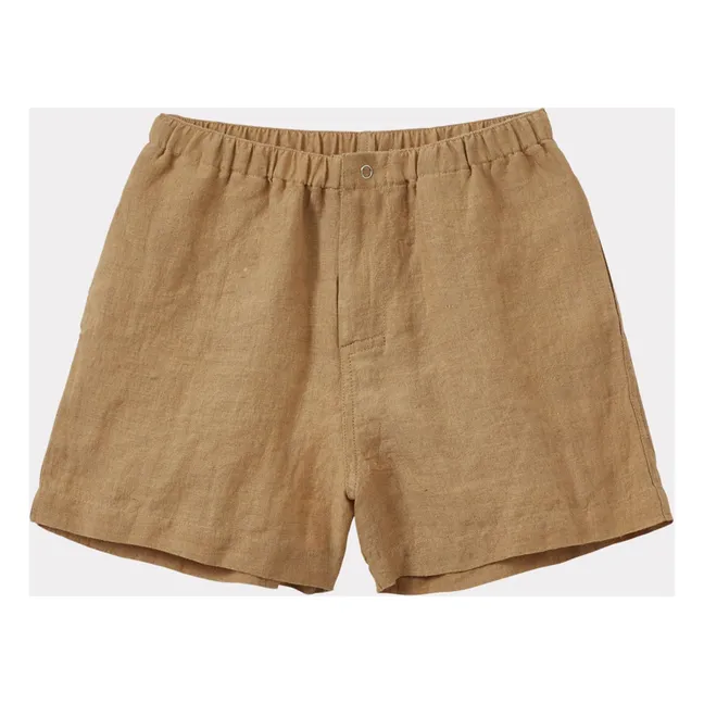 Bamboo Shirt &amp; Shorts Set | Beige